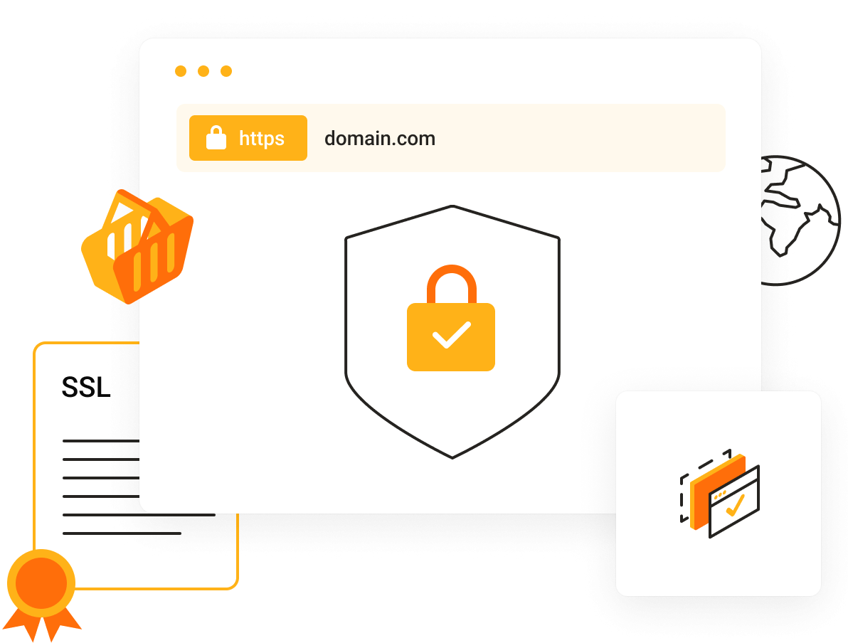 SSL Certificates - SSL certificates create an encrypted connection and establish trust